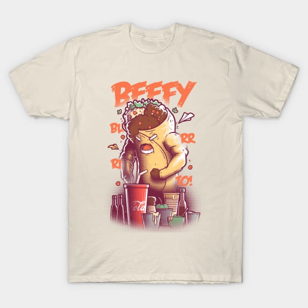 Beefy Burrito T-Shirt by wehkid